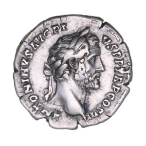 Antoninus Pius AD 138-161 Silver Denarius