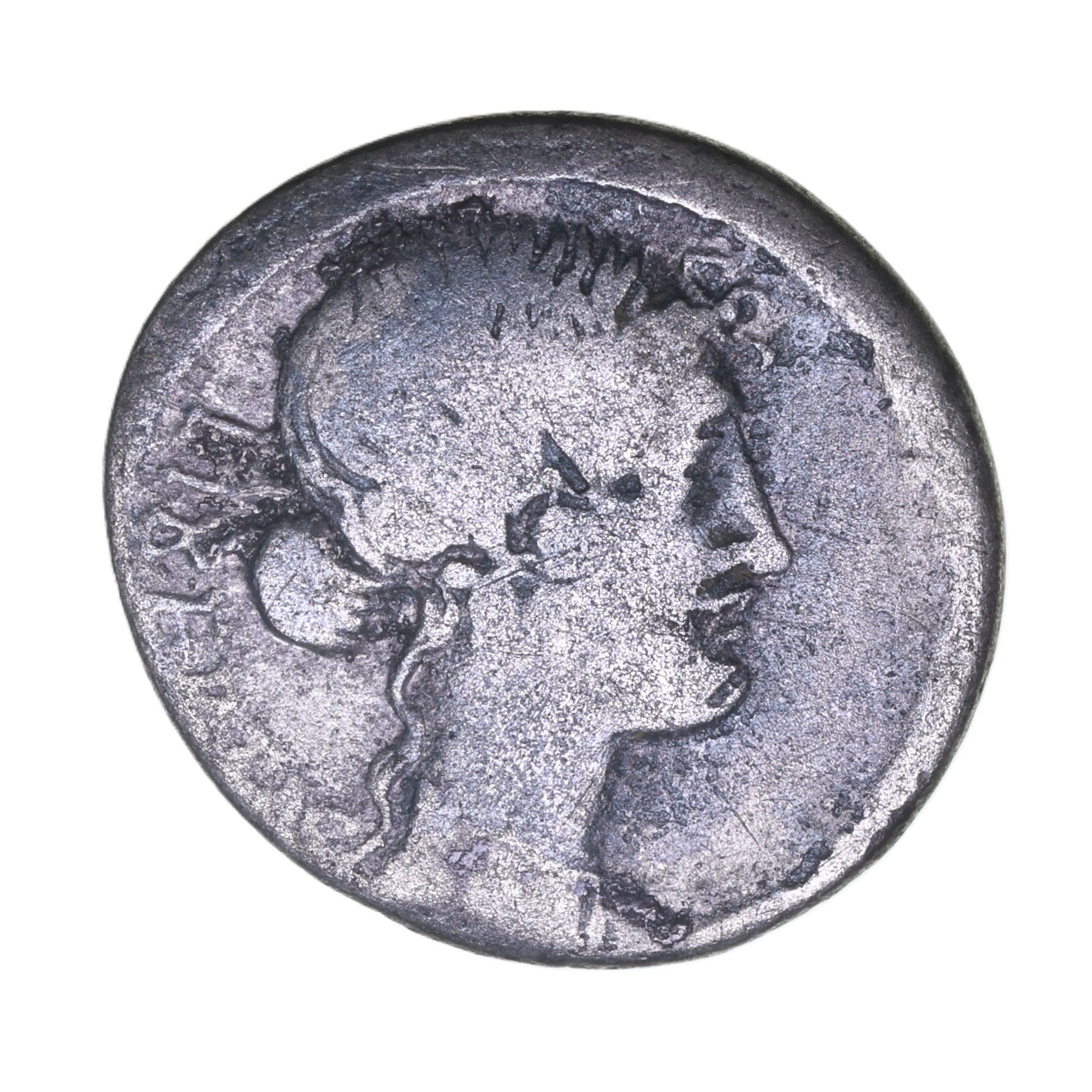 Roman Republic Q. Servilius Brutus 54 BC Silver Denarius