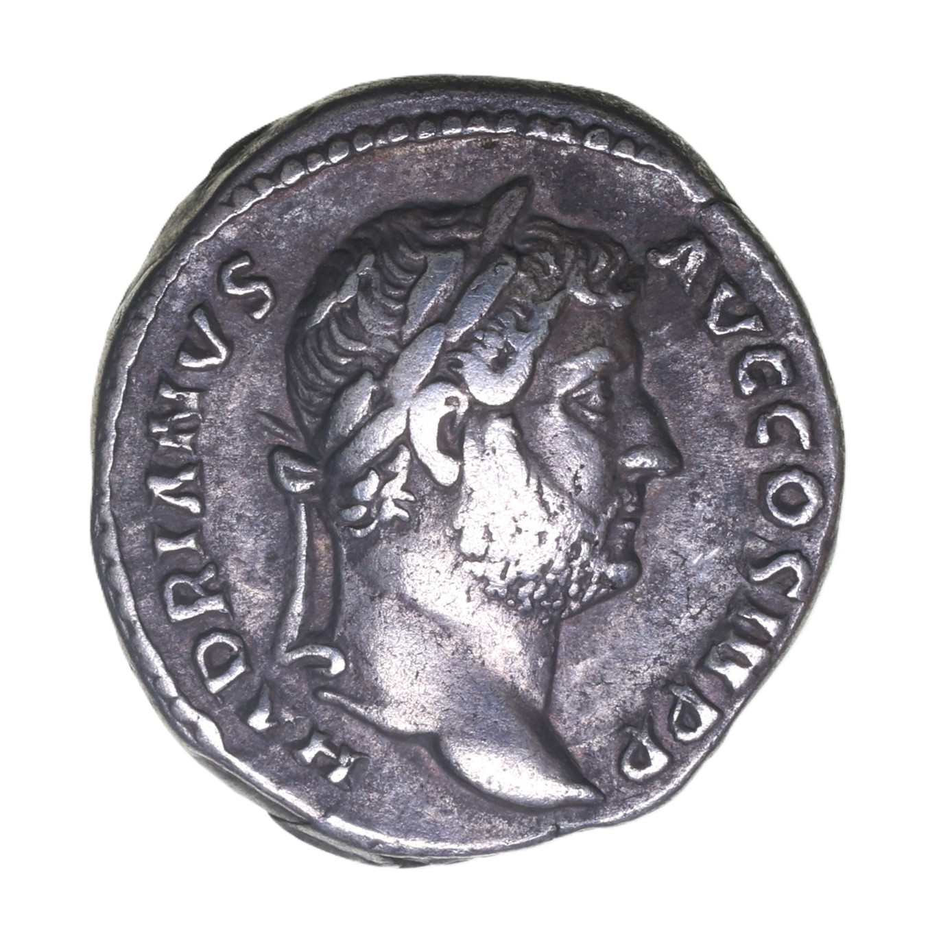 Hadrian AD 117-138 Silver Denarius Rome
