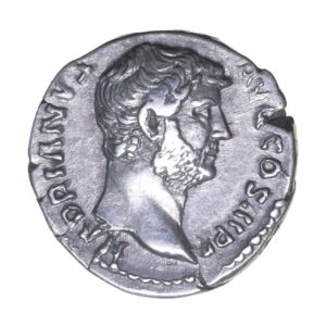 Hadrian AD 117-138 Silver Denarius Rome