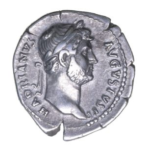 Hadrian AD 117-138 Silver Denarius Rome