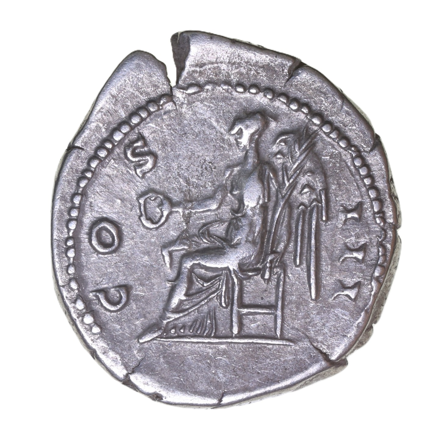 Hadrian AD 117-138 Silver Denarius Rome - Image 2