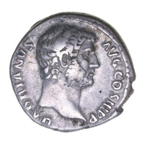 Hadrian AD 117-138 Silver Denarius Rome