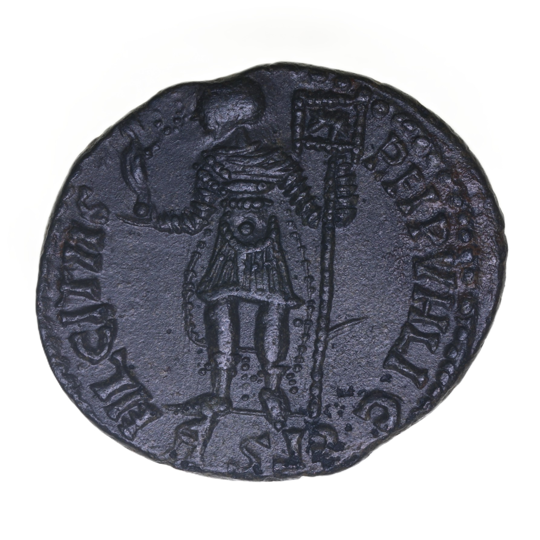 Magnentius AD 350-353 Bronze Follis Barberous - Image 2
