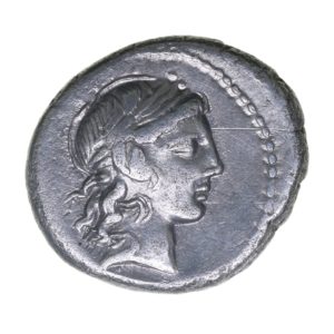 Roman Republic L.M. Censorinus 82 BC Silver Denarius