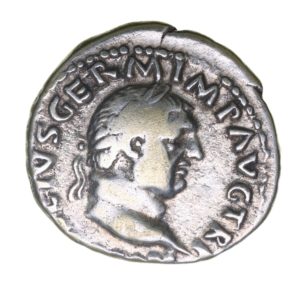 Vitellius AD 69 Silver Denarius Rome