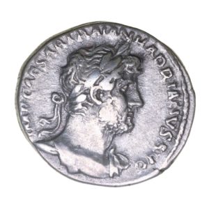 Hadrian AD 117-138 Silver Denarius Rome