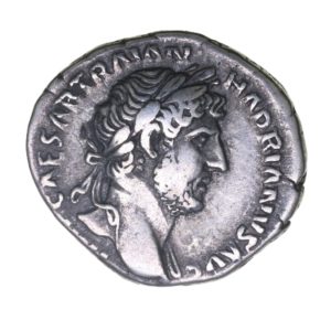 Hadrian AD 117-138 Silver Denarius Rome