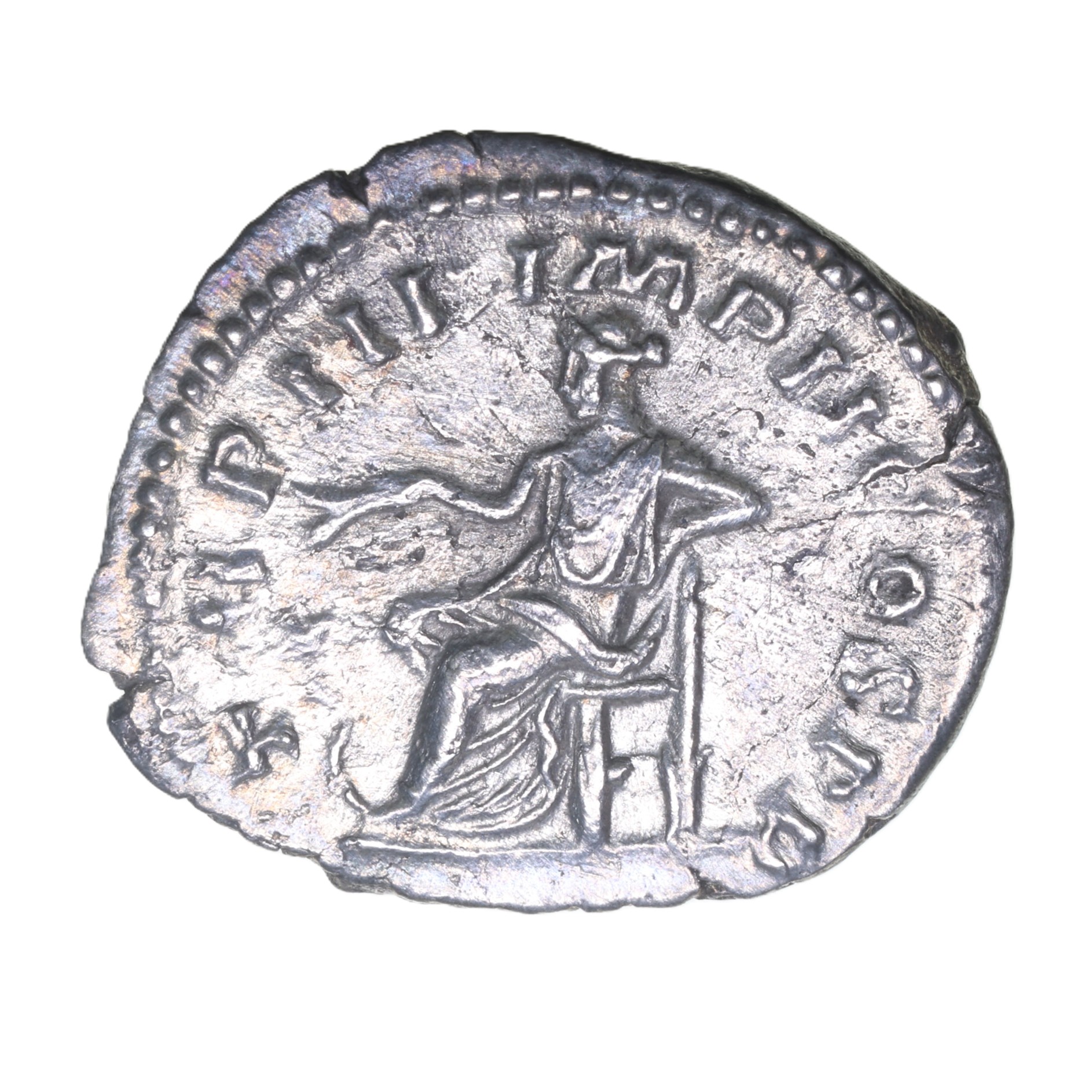 Commodus AD 177-192 Silver Denarius Rome - Image 2