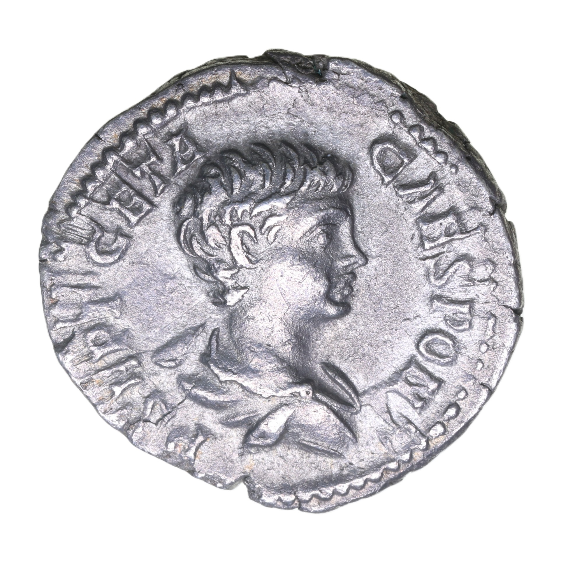 Geta as Caesar AD 209-211 Silver Denarius Rome