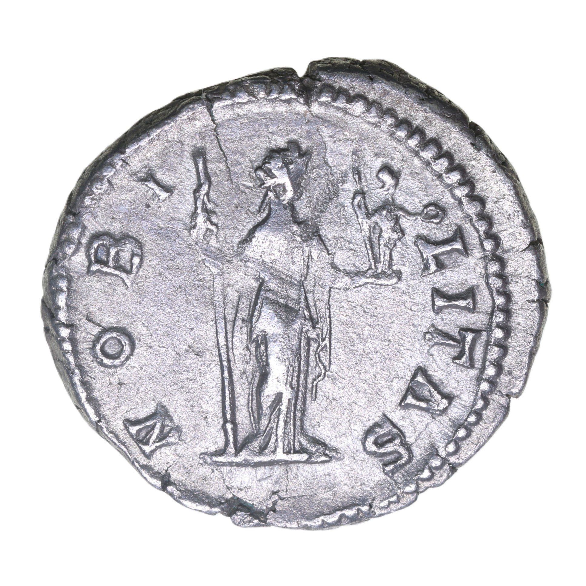 Geta as Caesar AD 209-211 Silver Denarius Rome - Image 2