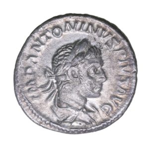 Elagabalus AD 218-222 Silver Denarius Rome