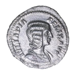 Julia Domna wife of Septimus Severus AD 193-211 Silver Denarius
