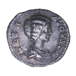 Julia Domna wife of Septimus Severus AD 193-211 Silver Denarius Rome