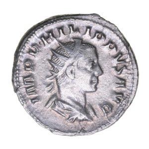 Philip II AD 247-249 Silver Antoninianus Rome
