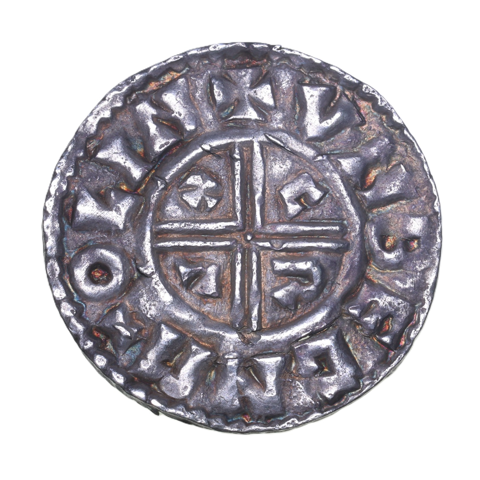 Aethelred II AD 978-1016 Silver Penny Crux type Lincoln - Image 2