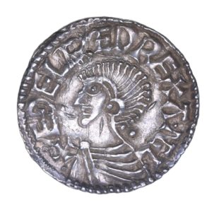 Aethelred II AD 978-1016 Silver Penny Long Cross type London