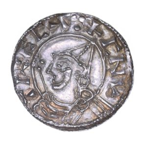 Cnut AD 1016-1035 Silver Penny Pointed Helmet type London