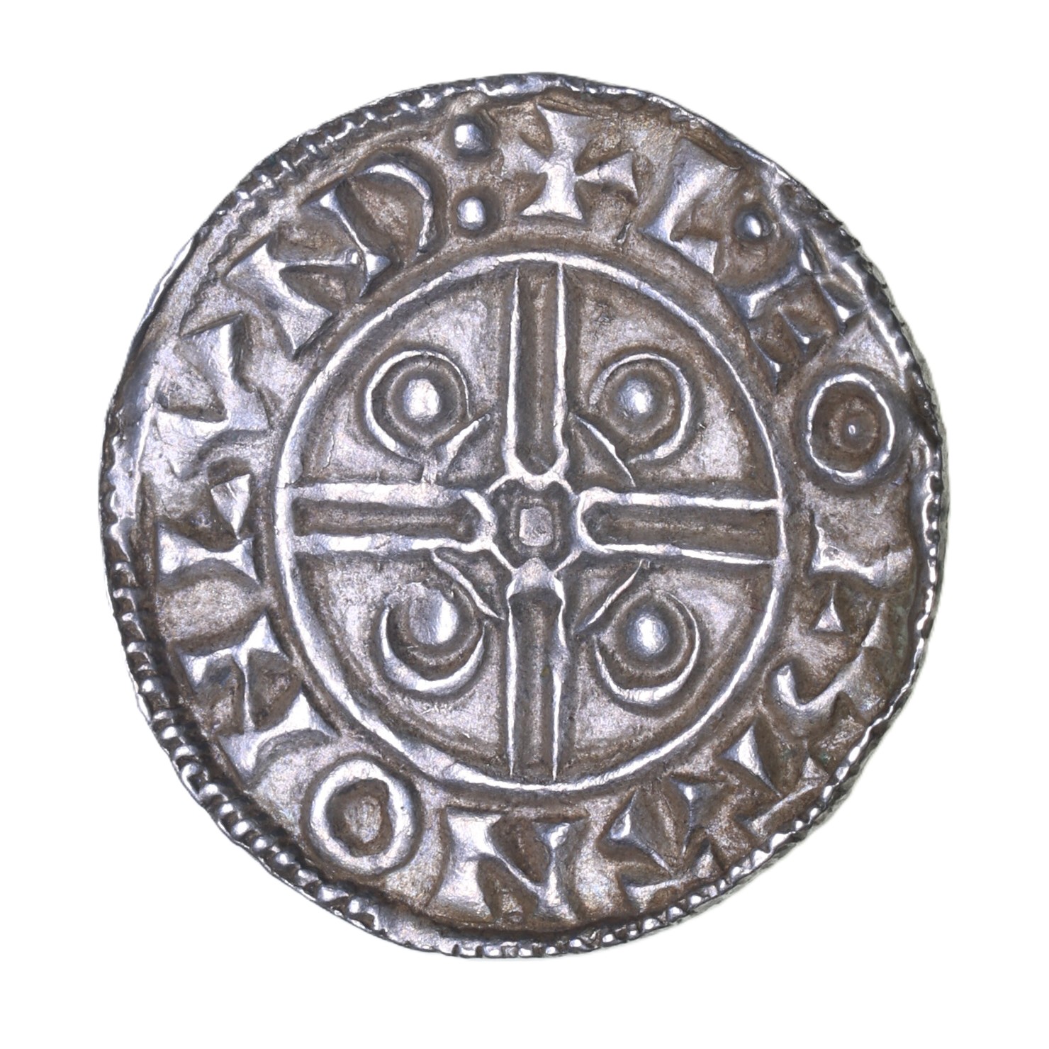 Cnut AD 1016-1035 Silver Penny Pointed Helmet type London - Image 2