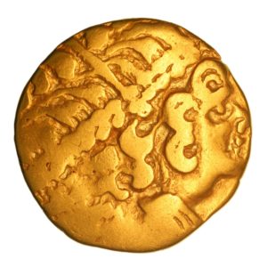 Gallo Belgic Ambiani 2nd Century BC Broad Flan Gold Stater