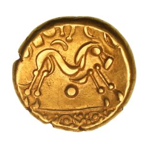 Gallo Belgic Ambiani 1st Century BC Gold Stater
