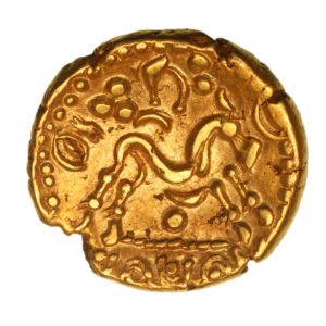 Gallo Belgic Ambiani 1st Century BC Gold Stater
