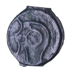 Cantiaci 3rd-1st Century BC Curved Bull Cast Bronze Unit