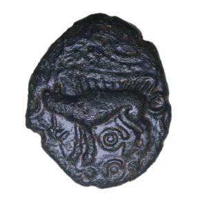 Cantiaci Dubnovellaunos c. 25 BC-AD 5 Boar Horse Bronze Unit *Extremely Rare*