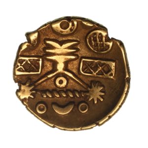 Cantiaci 1st Century BC Caesar's Trophy Gold Quarter Stater *Rare*