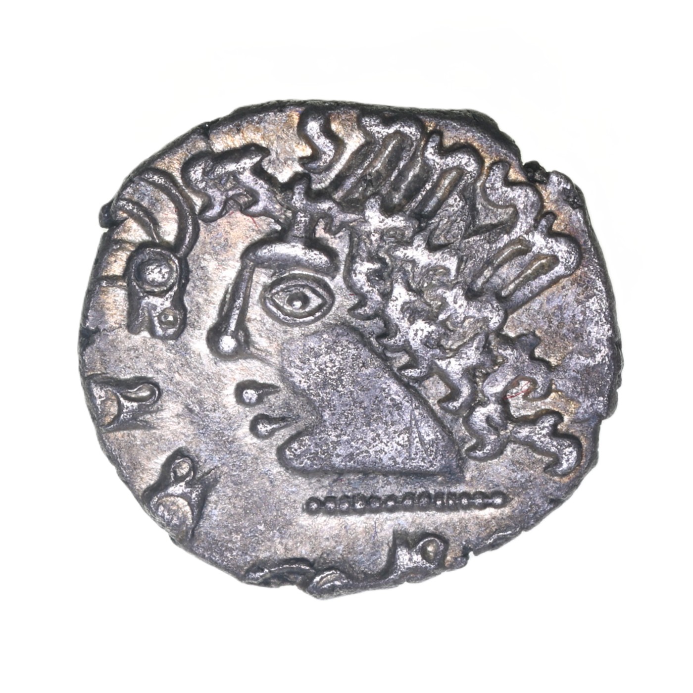 Cantiaci 1st Century BC Snakeheads Silver Unit *Excessively Rare*