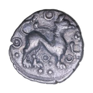 Cantiaci Dubnovellaunos c.25 BC-AD 5 Winged Beast Silver Unit *Very Rare*