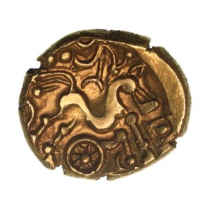 Regini 1st Century BC Selsey Stockholm Gold Stater *Excessively Rare*