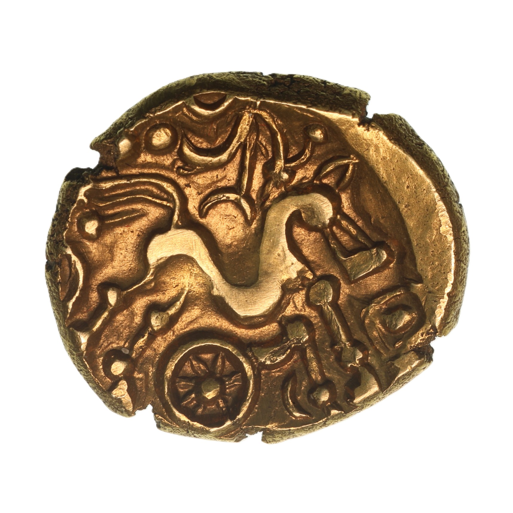 Regini 1st Century BC Selsey Stockholm Gold Stater *Excessively Rare*