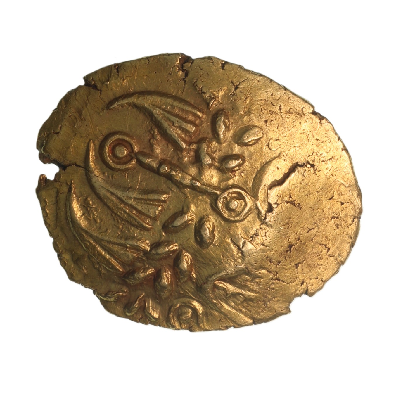 Regini 1st Century BC Annulets Gold Quarter Stater *Excessively Rare* - Image 2