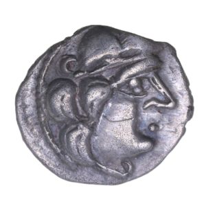 Regini 1st Century BC Sussex Lyre Silver Unit *Rare*