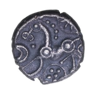 Belgae 1st Century BC Danebury Crescents Silver Unit *Excessively Rare*
