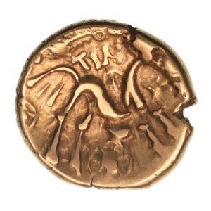 Regini & Atrebates Tincomarus c. 25 BC - AD 10 Tincomarus Alfriston Gold Stater *Rare*