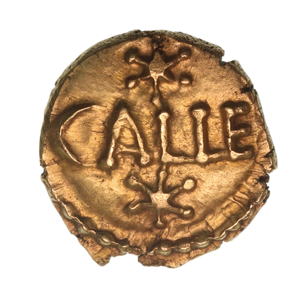 Regini & Atrebates Eppillus c. 25 BC - AD 1 Eppillus Calleva Daisy Gold Quarter Stater *Rare* - Image 2