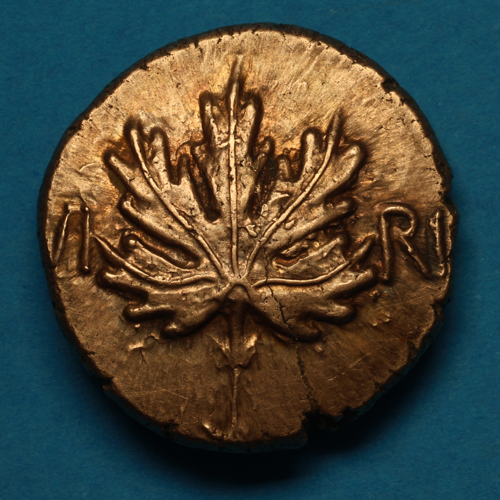 Regini & Atrebates Verica c. AD 10 - 40 Verica Vine Leaf Viri Gold Stater *Scarce* - Image 4