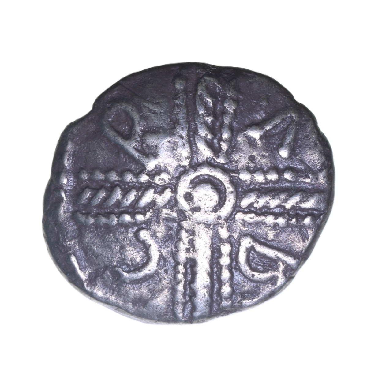 Vectuarii Crab c. 10-40 BC Crab Eagle Silver Unit *Extremely Rare*