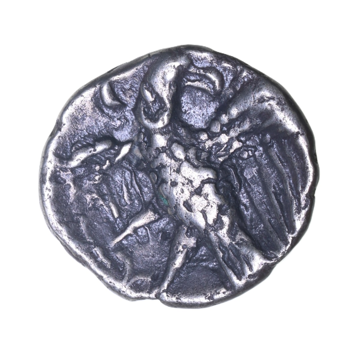 Vectuarii Crab c. 10-40 BC Crab Eagle Silver Unit *Extremely Rare* - Image 2