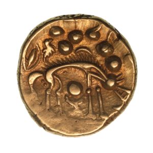 Iceni 1st Century BC Norfolk Wolf Right Type Gold Stater *Scarce*