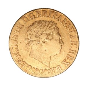 George III AD 1760-1820 Gold Sovereign AD 1820