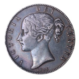 Victoria AD 1837-1901 Silver Crown AD 1845