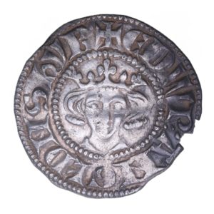 Edward I AD 1272-1307 Silver Penny Long Cross type Canterbury