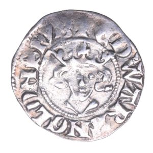 Edward II AD 1307-1327 Silver Penny Long Cross Canterbury