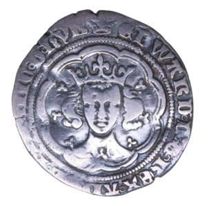 Edward III AD 1327-1377 Silver Groat London Pre Treaty 4th coinage