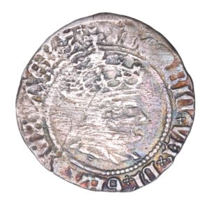 Henry VII AD 1485-1509 Silver Halfgroat York Profile issue