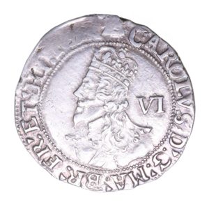 Charles I AD 1625-1649 Silver Sixpence Group E