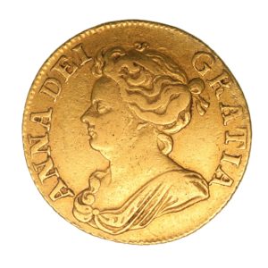 Anne AD 1702-1714 Gold Guinea AD 1710